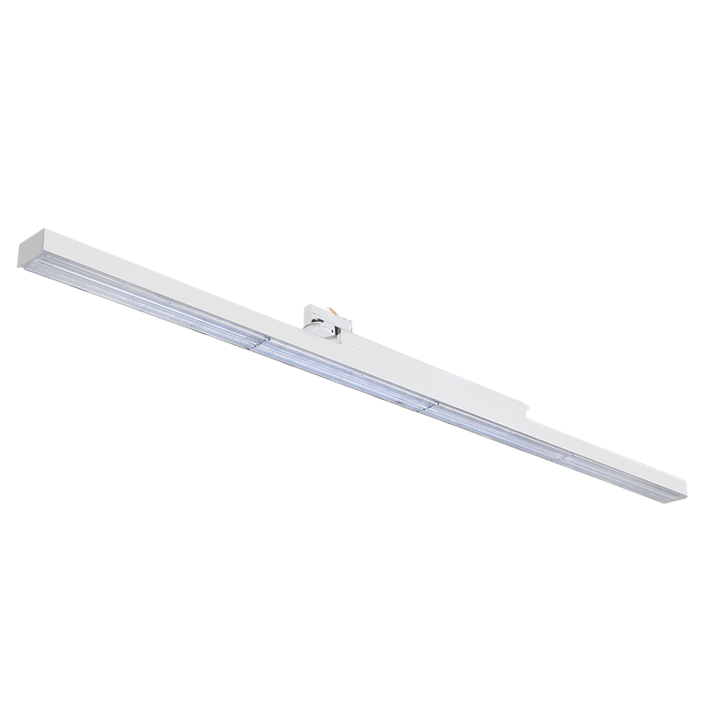 Continuous LED linear track light